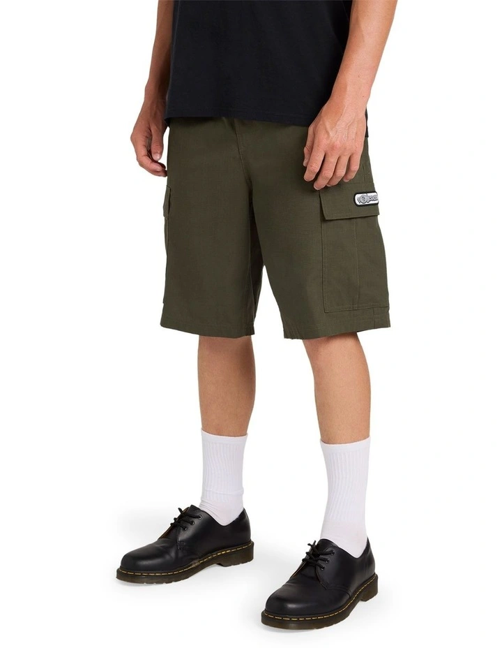 Tripper Cargo Shorts in Squadron Green image 3