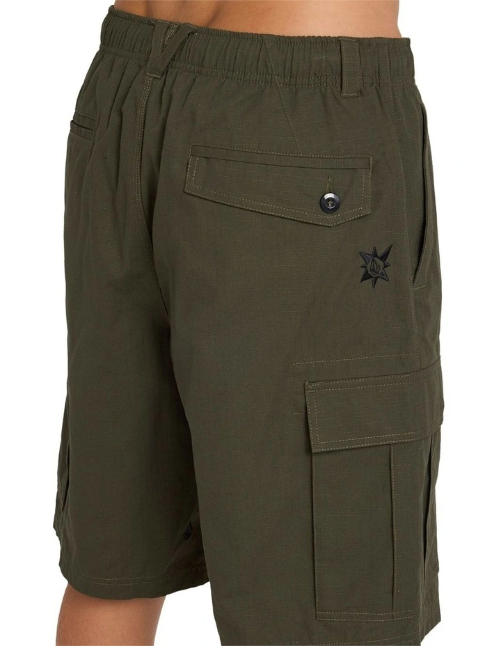 Tripper Cargo Shorts in Squadron Green image 4
