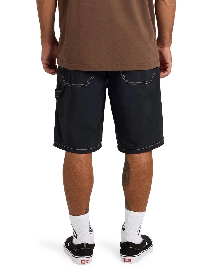 Disturb Elastic Shorts 21 in Black image 2