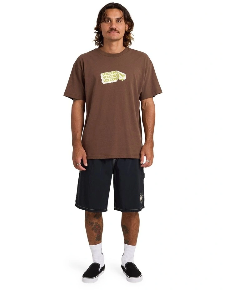 Disturb Elastic Shorts 21 in Black image 5