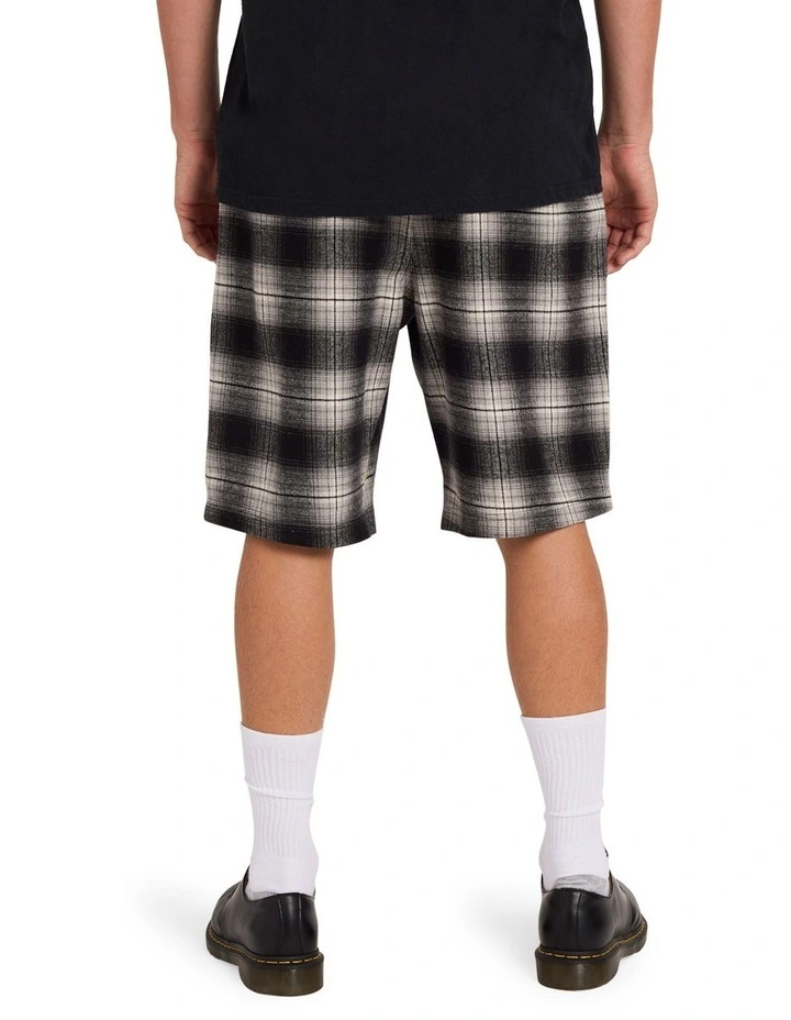 Freazy Elastic Shorts in Black image 2