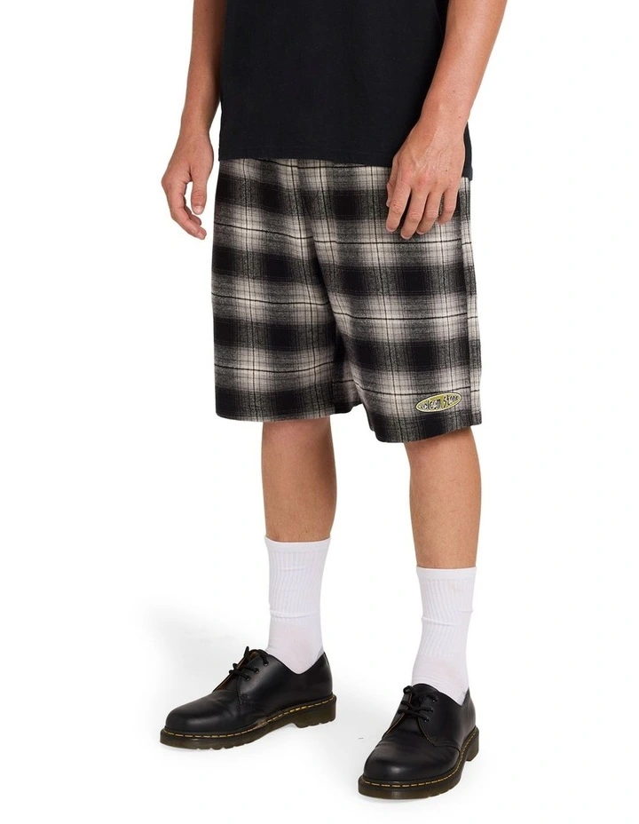 Freazy Elastic Shorts in Black image 3