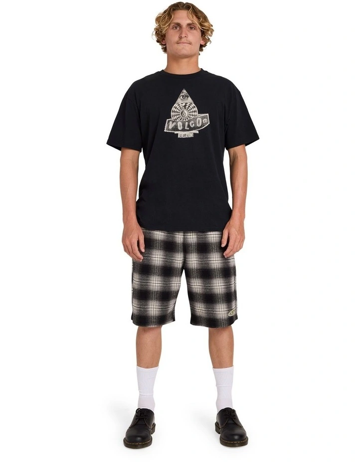 Freazy Elastic Shorts in Black image 5