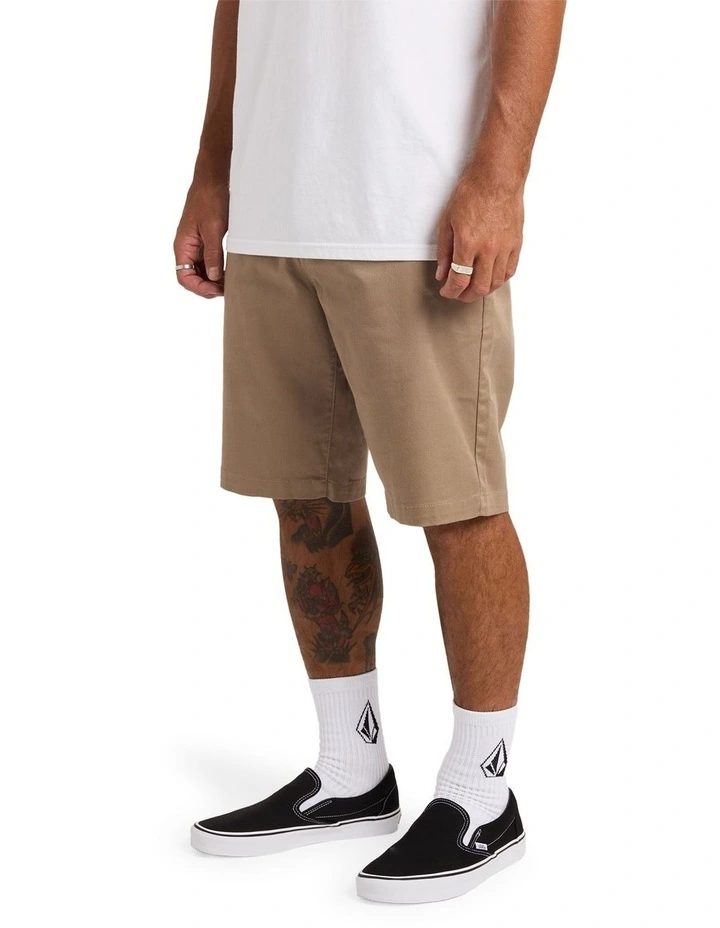 Frickin Modern Shorts in Beige image 3