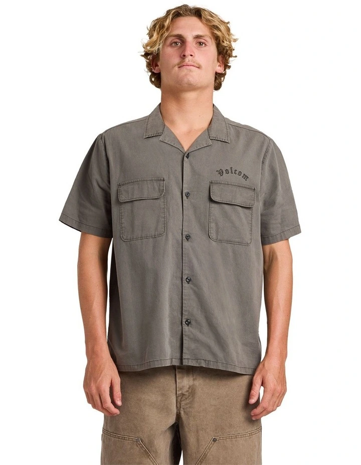 Spares Short Sleeve Shirt in Black image 1