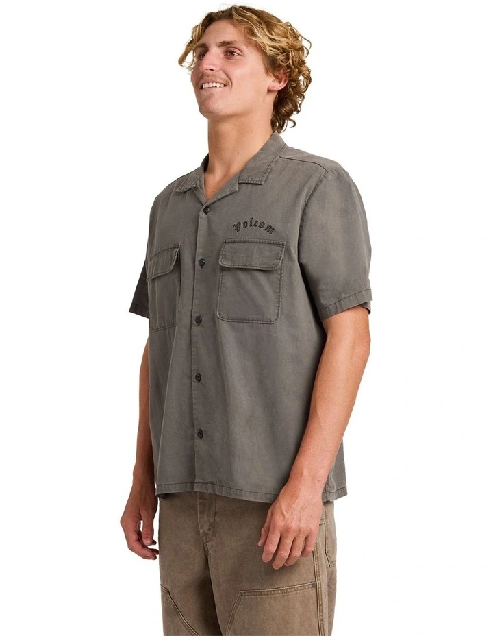 Spares Short Sleeve Shirt in Black image 3