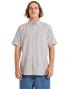 Freewheel Short Sleeve Shirt in Stone