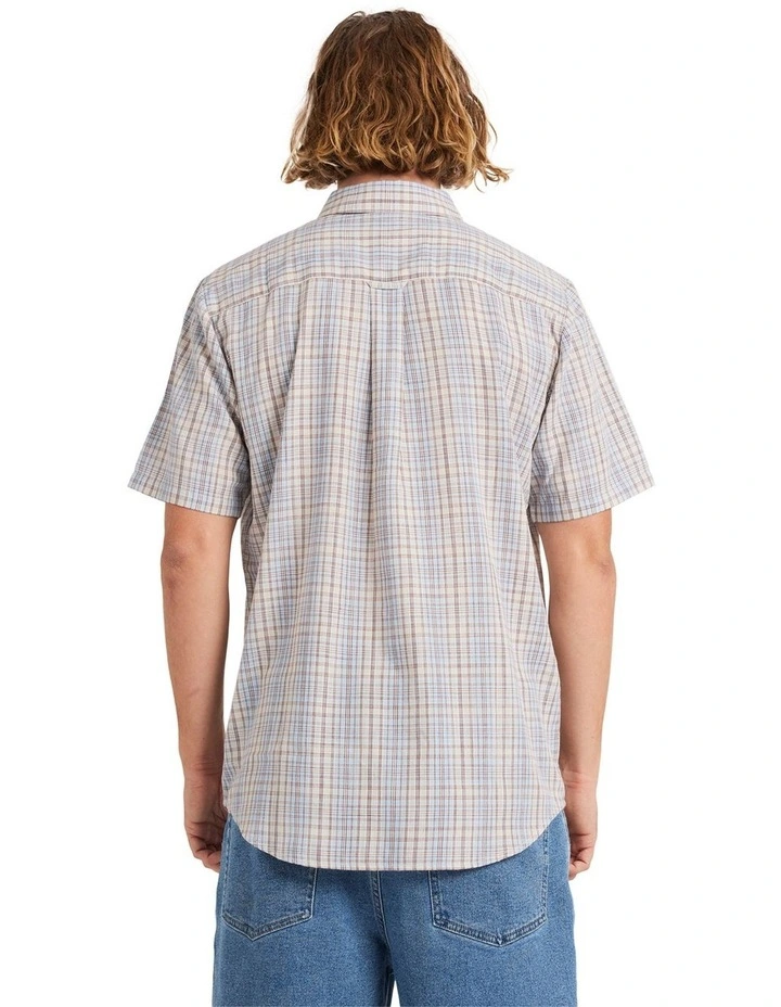 Freewheel Short Sleeve Shirt in Stone image 2