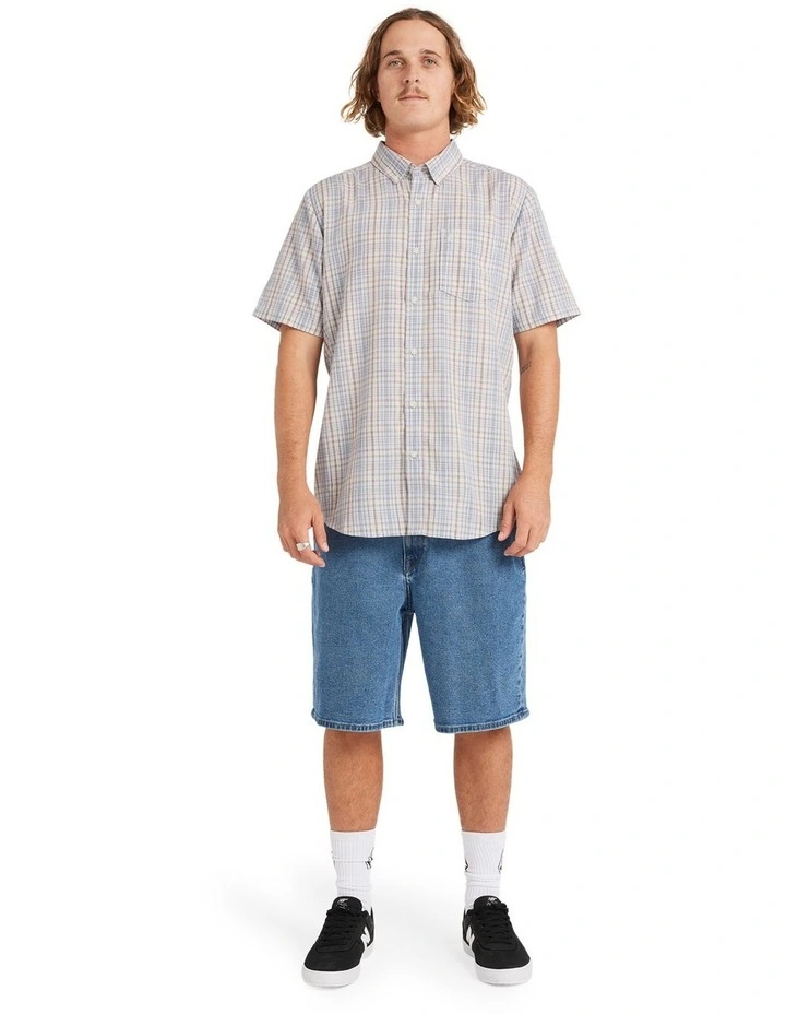 Freewheel Short Sleeve Shirt in Stone image 5