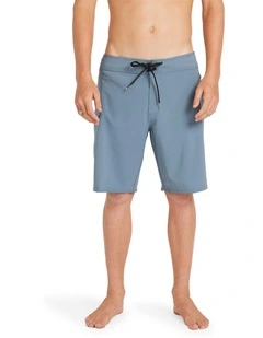 Lido Solid Mod 20 Boardshort in Blue Wash