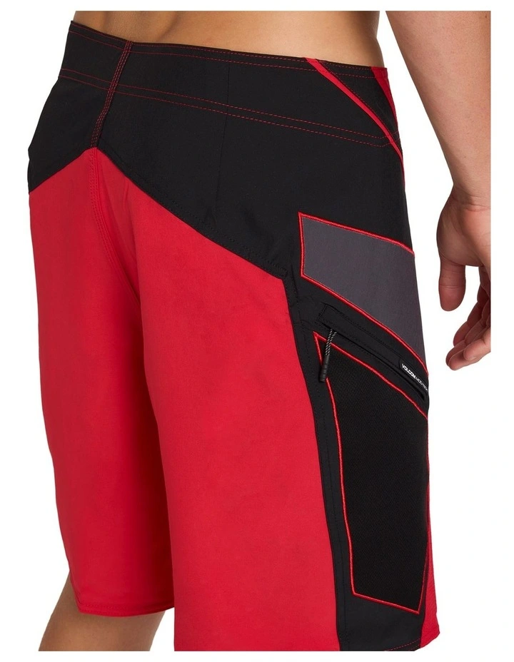 Team Mod 20 Boardshort in Ribbon Red image 4
