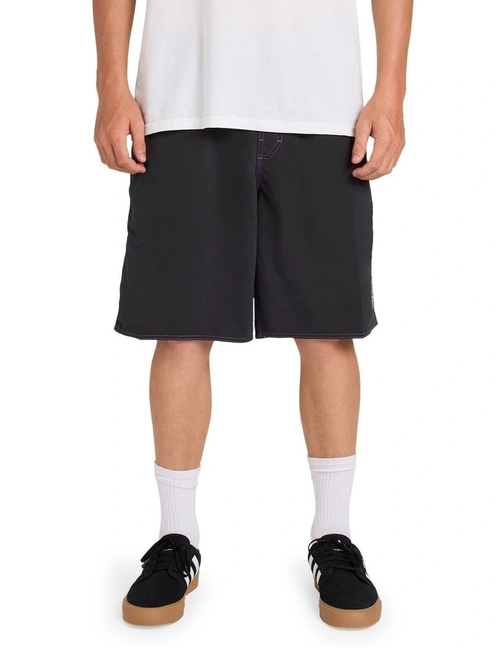 Off Ozzy Trunk 21 Swim Shorts in Black image 1