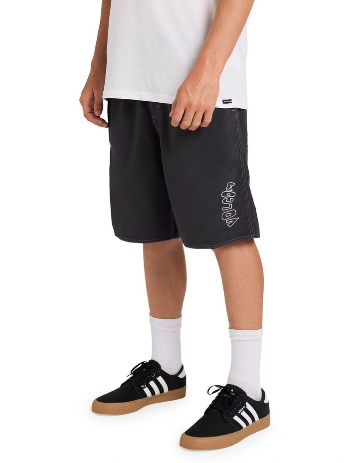 Off Ozzy Trunk 21 Swim Shorts in Black image 3