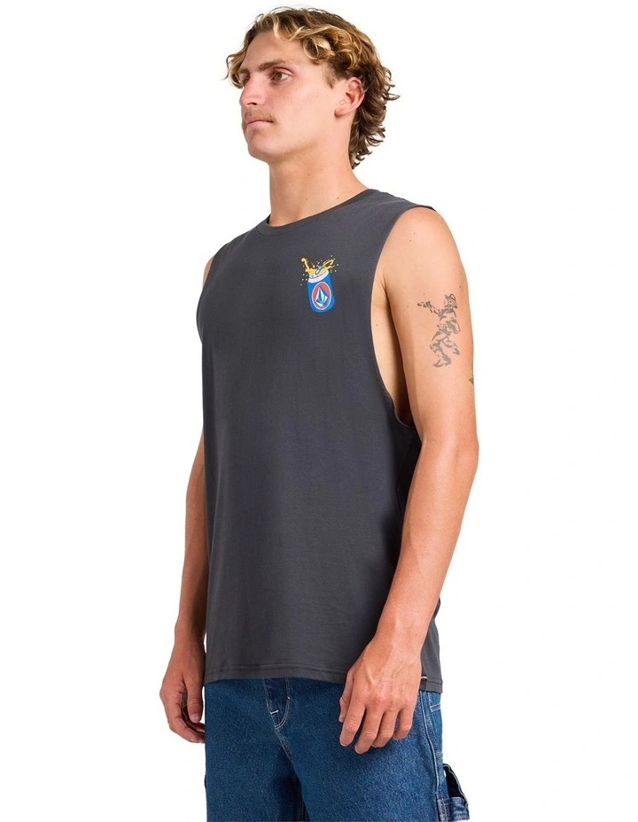 Ice Cold Stoked Muscle in Asphalt Black image 3