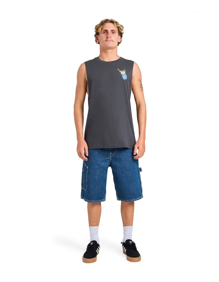 Ice Cold Stoked Muscle in Asphalt Black image 5