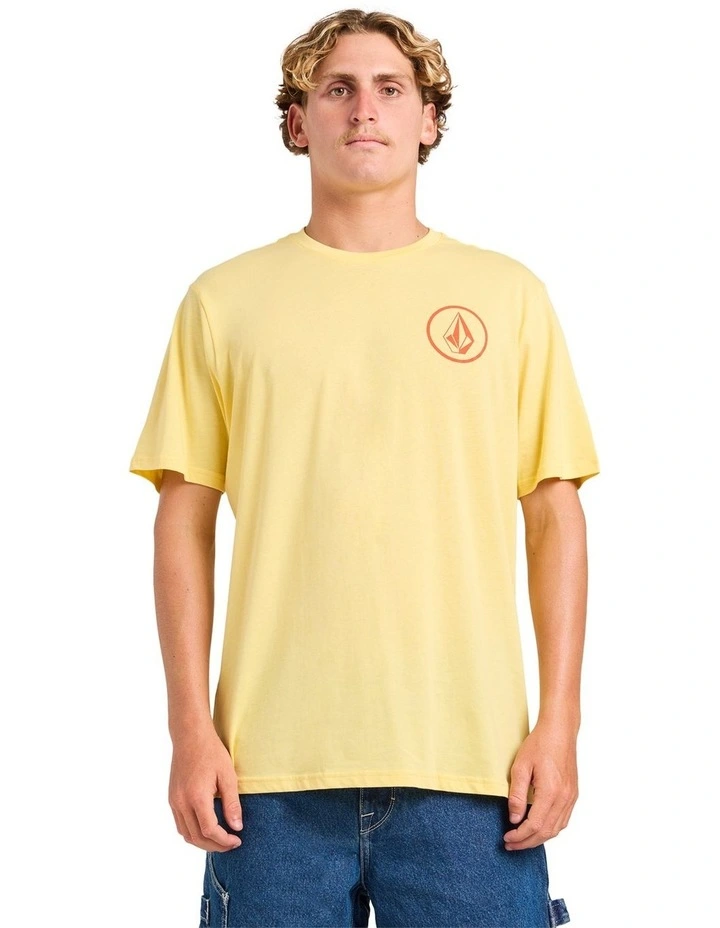 Mini Circle T-Shirt in Dawn Yellow image 1