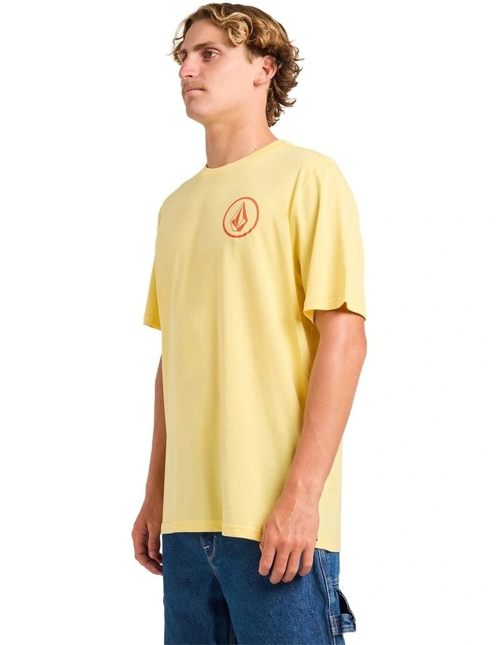 Mini Circle T-Shirt in Dawn Yellow image 3