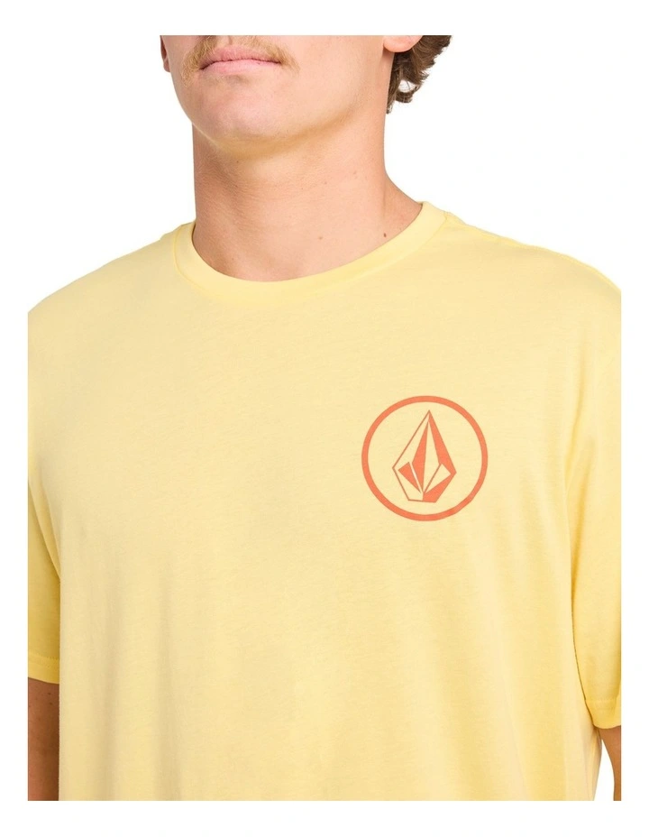 Mini Circle T-Shirt in Dawn Yellow image 4