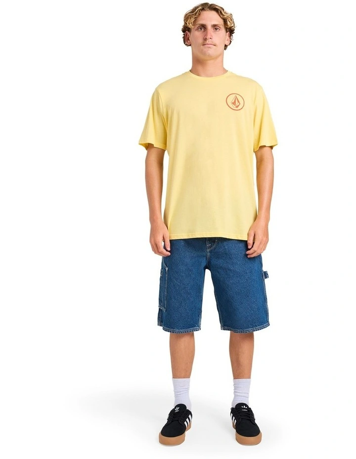 Mini Circle T-Shirt in Dawn Yellow image 5