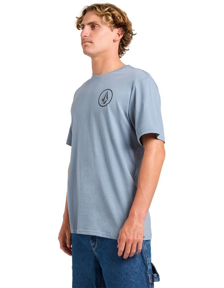 Mini Circle T-Shirt in Slate Blue image 3