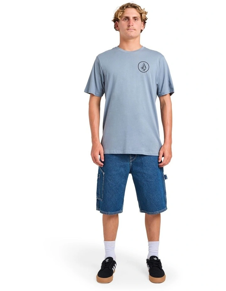 Mini Circle T-Shirt in Slate Blue image 5