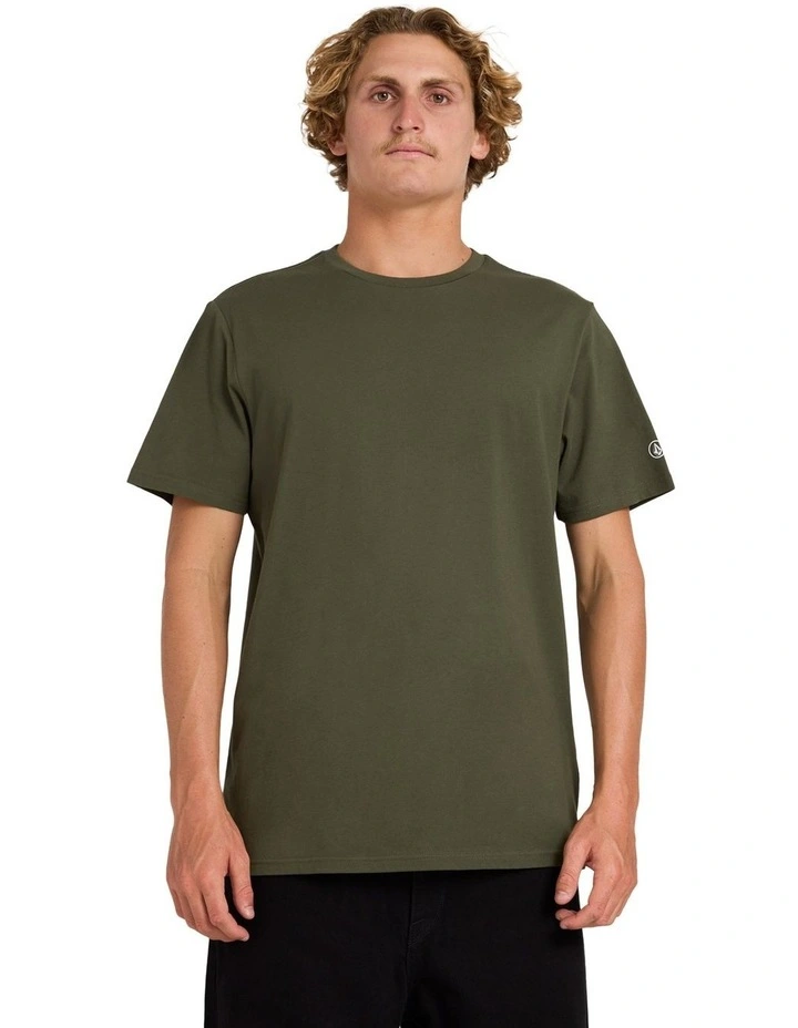 Aus Solid T-Shirt in Squadron Green image 1