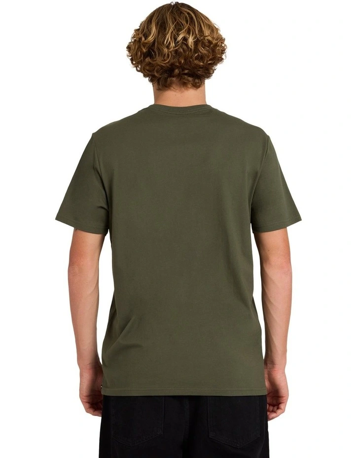 Aus Solid T-Shirt in Squadron Green image 2