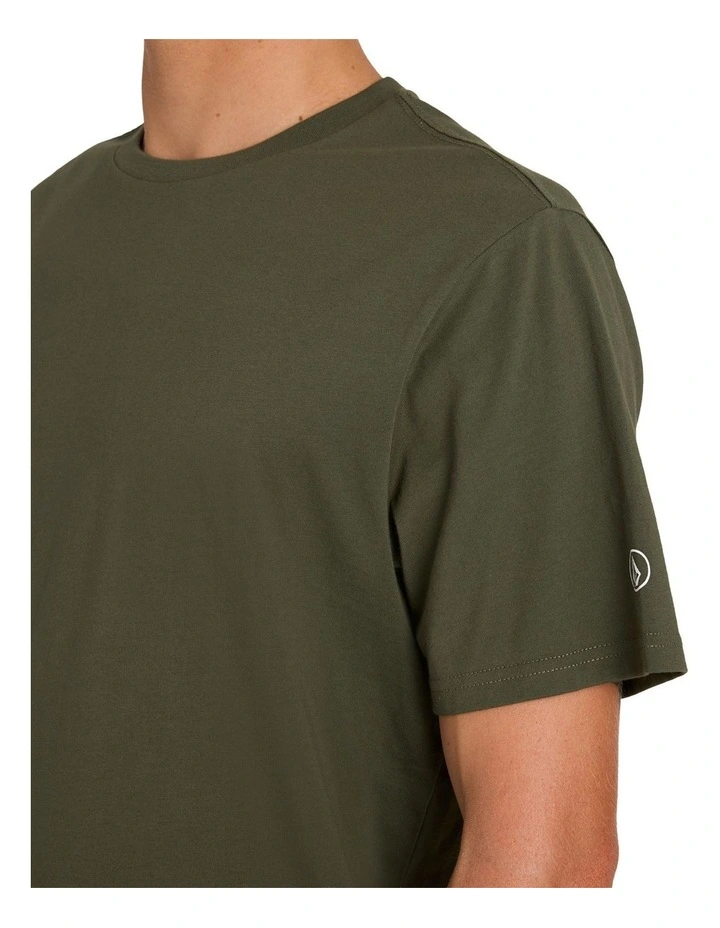 Aus Solid T-Shirt in Squadron Green image 4