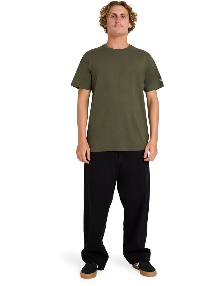 Aus Solid T-Shirt in Squadron Green image 5