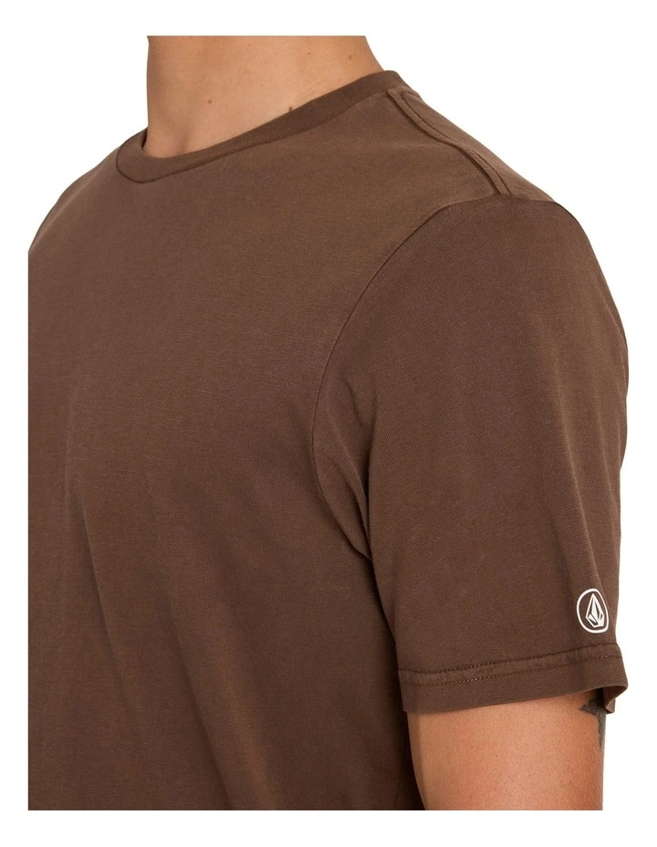 Aus Wash T-Shirt in Brown Stone image 4