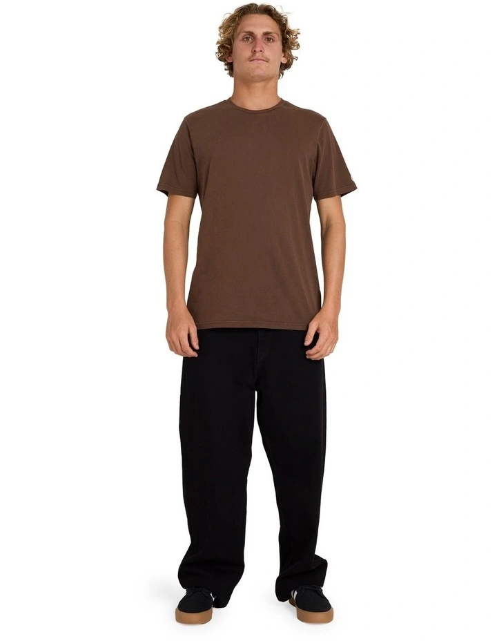 Aus Wash T-Shirt in Brown Stone image 5