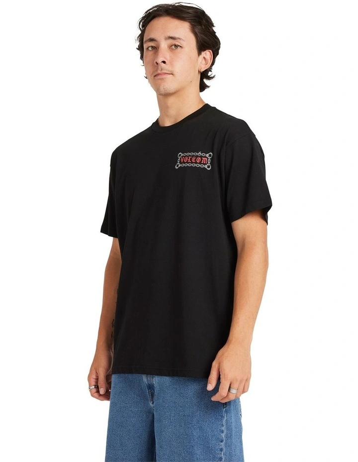 Featured Artist Daniel Shepard Unlocked T-Shirt in Black image 3