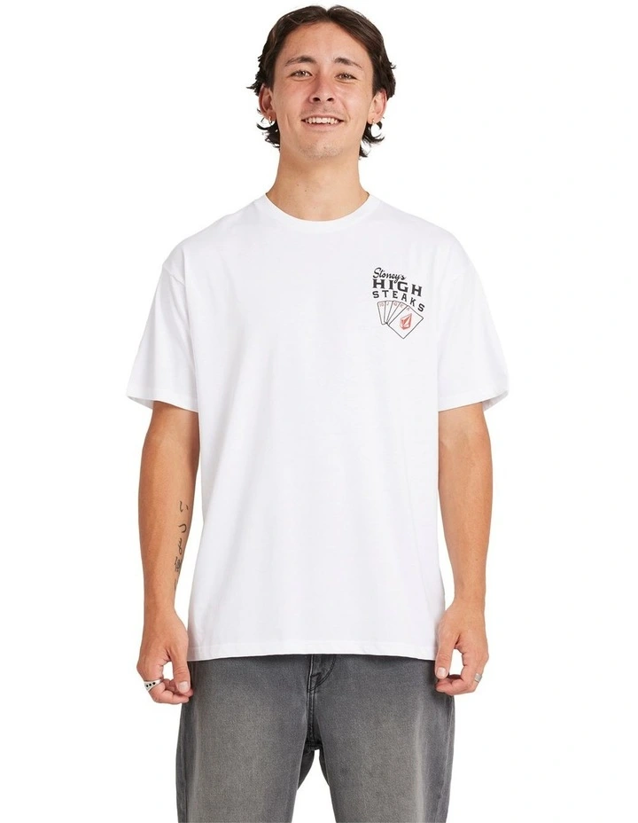 High Steaks T-Shirt in White image 1