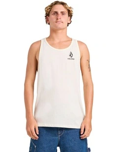 Aus Corp Tank Top in Off White