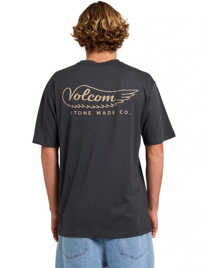 Highbird T-Shirt in Asphalt Black image 2