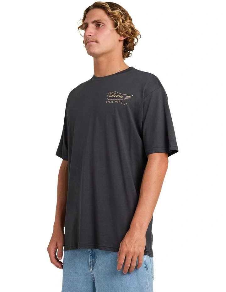 Highbird T-Shirt in Asphalt Black image 3