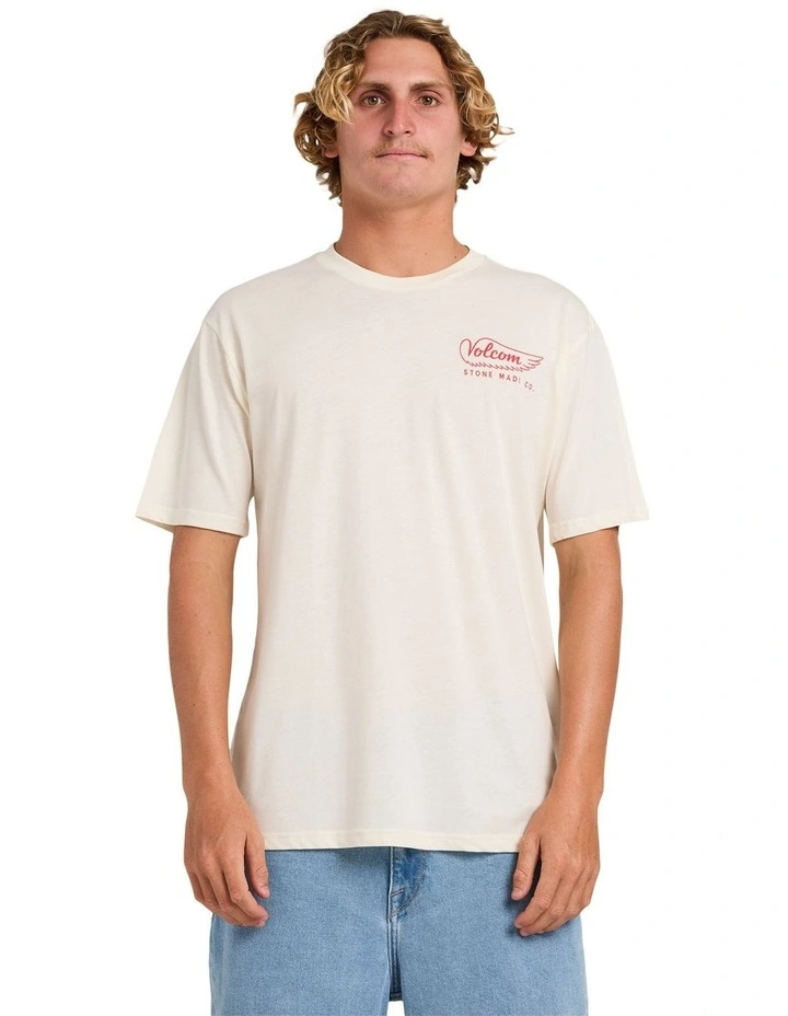 Highbird T-Shirt in Off White image 1