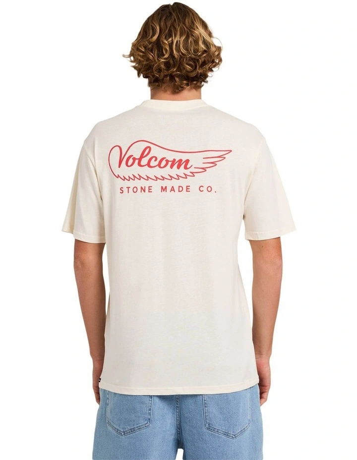 Highbird T-Shirt in Off White image 2