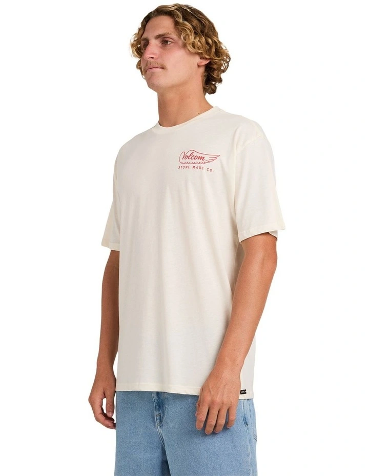 Highbird T-Shirt in Off White image 3