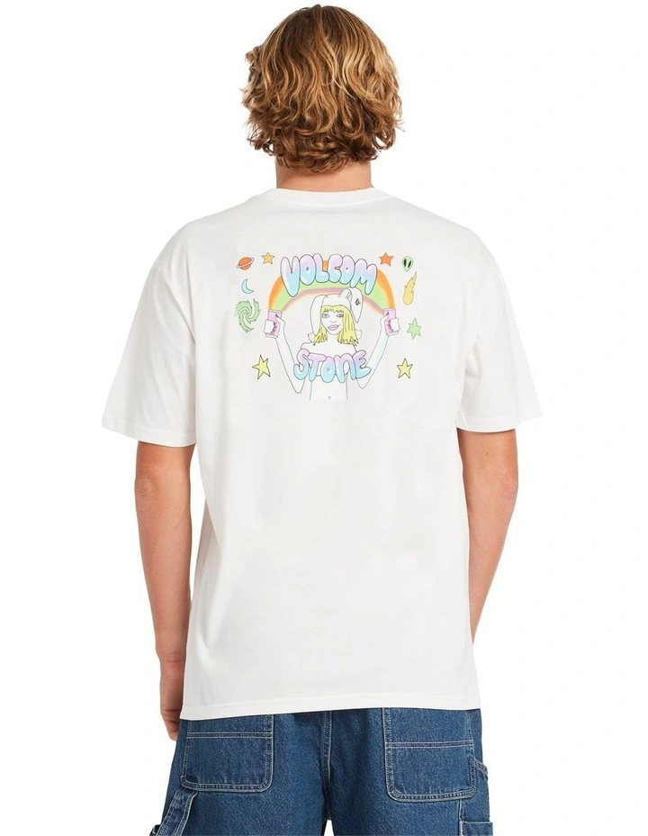 Featured Artist Ozzy Summa T-Shirt in Off White image 2