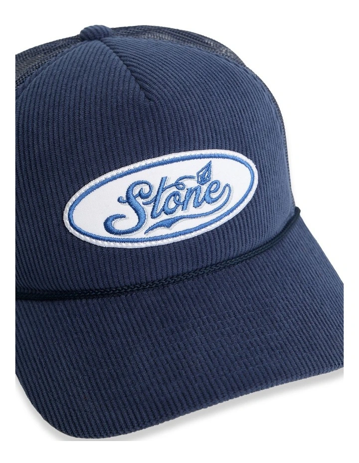Overdrive Trucker Hat in Mood Indigo image 3