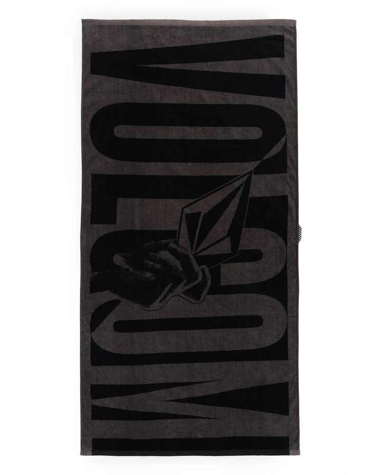 Radiate Towel in Black White image 1