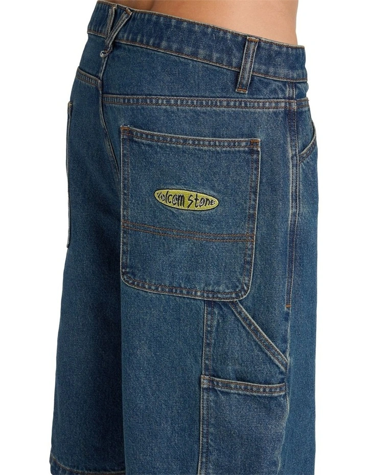 Stonemill Denim Shorts in Indigo Ridge Wash image 4