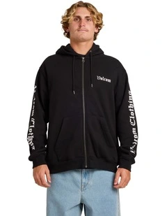 Core Gnar Zip Fleece Top in Black