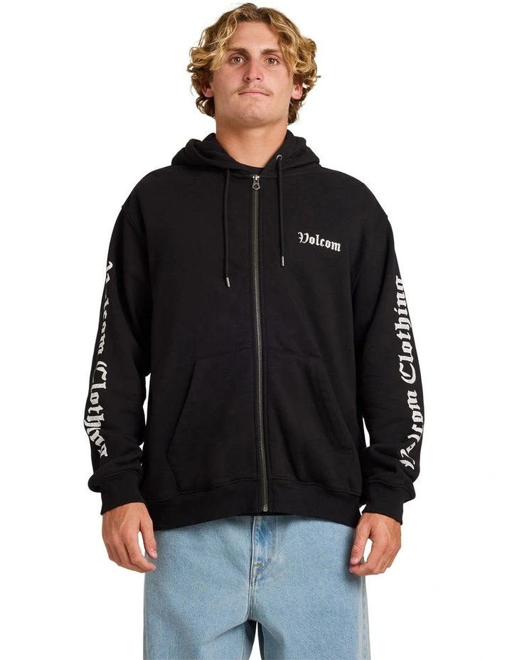 Core Gnar Zip Fleece Top in Black image 1