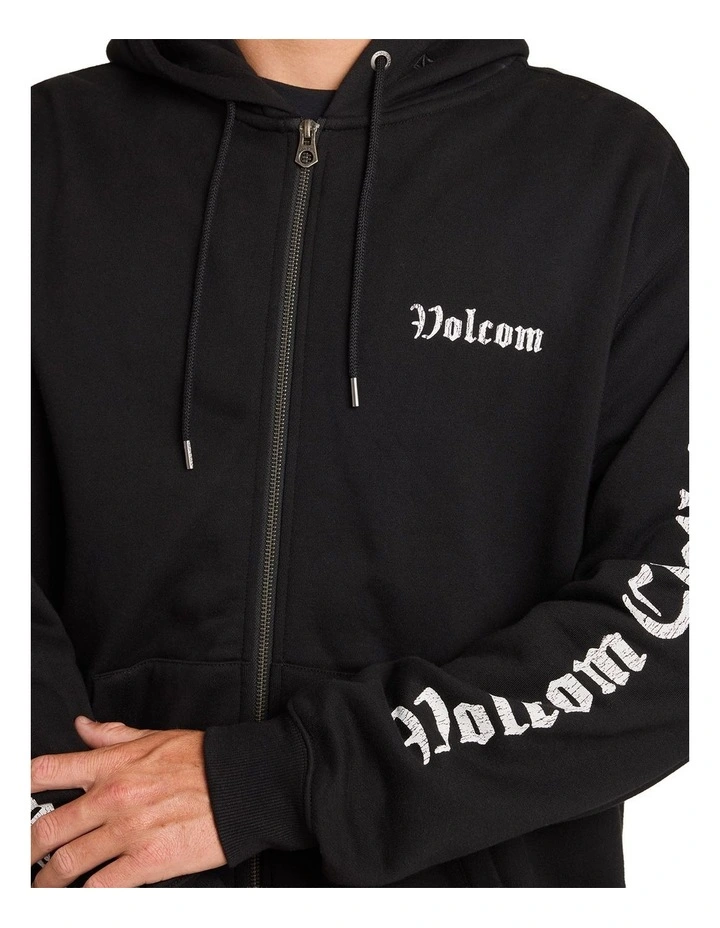 Core Gnar Zip Fleece Top in Black image 4