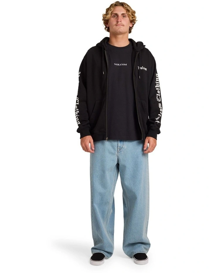 Core Gnar Zip Fleece Top in Black image 5
