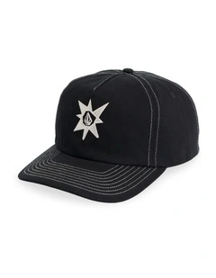Stone Star Hat in Black
