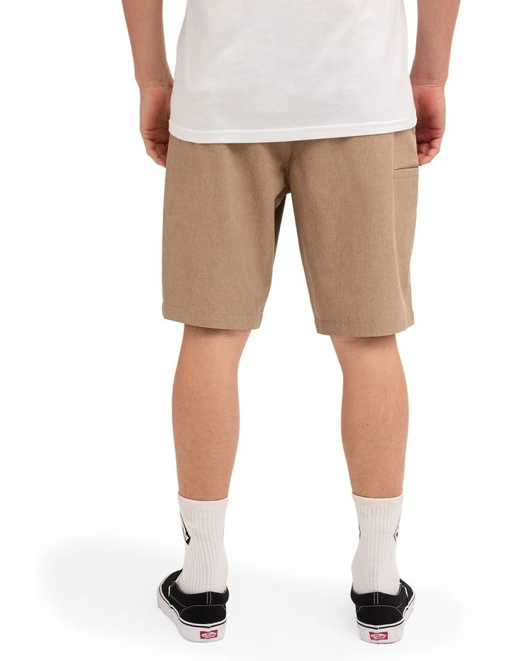 Kerosene Chino Shorts In Khaki image 2