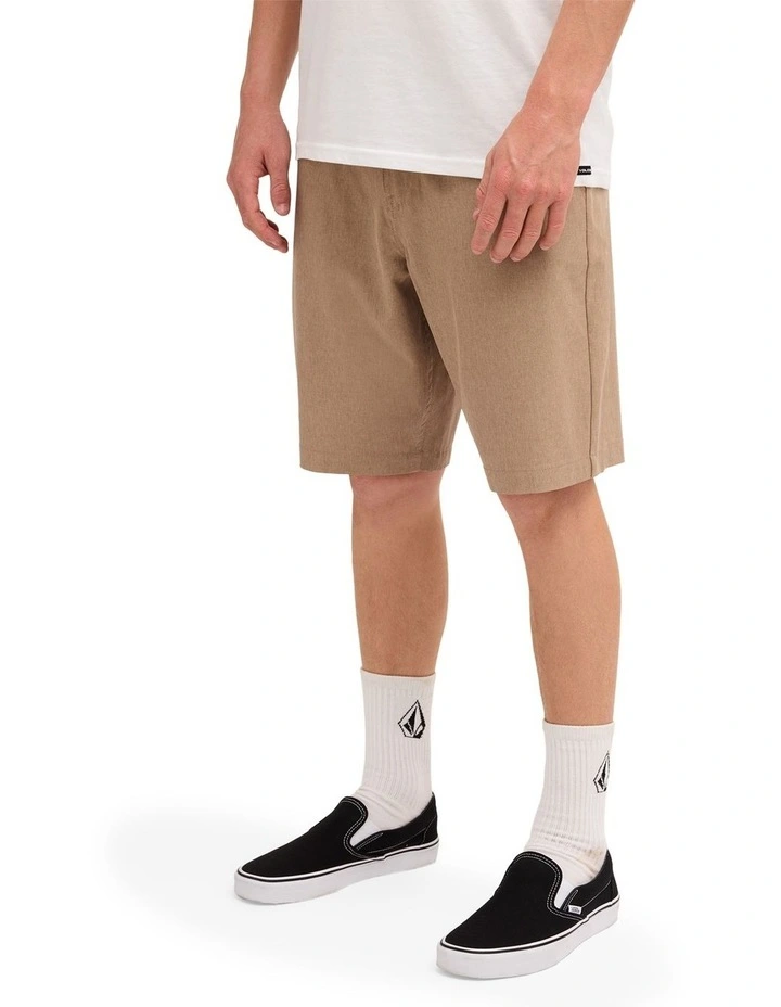 Kerosene Chino Shorts In Khaki image 3